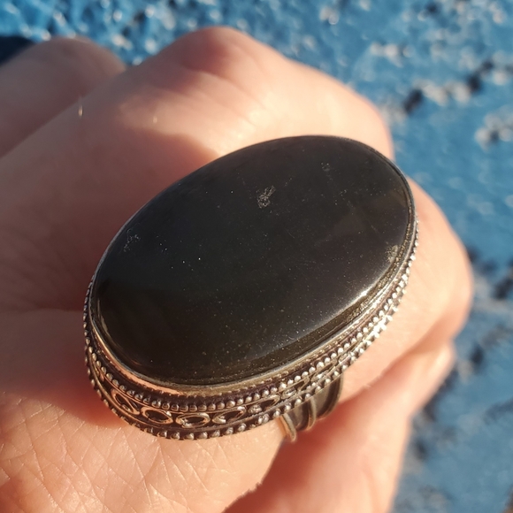 New Nephrite Jade 925 Silver Ring. - Picture 9 of 16